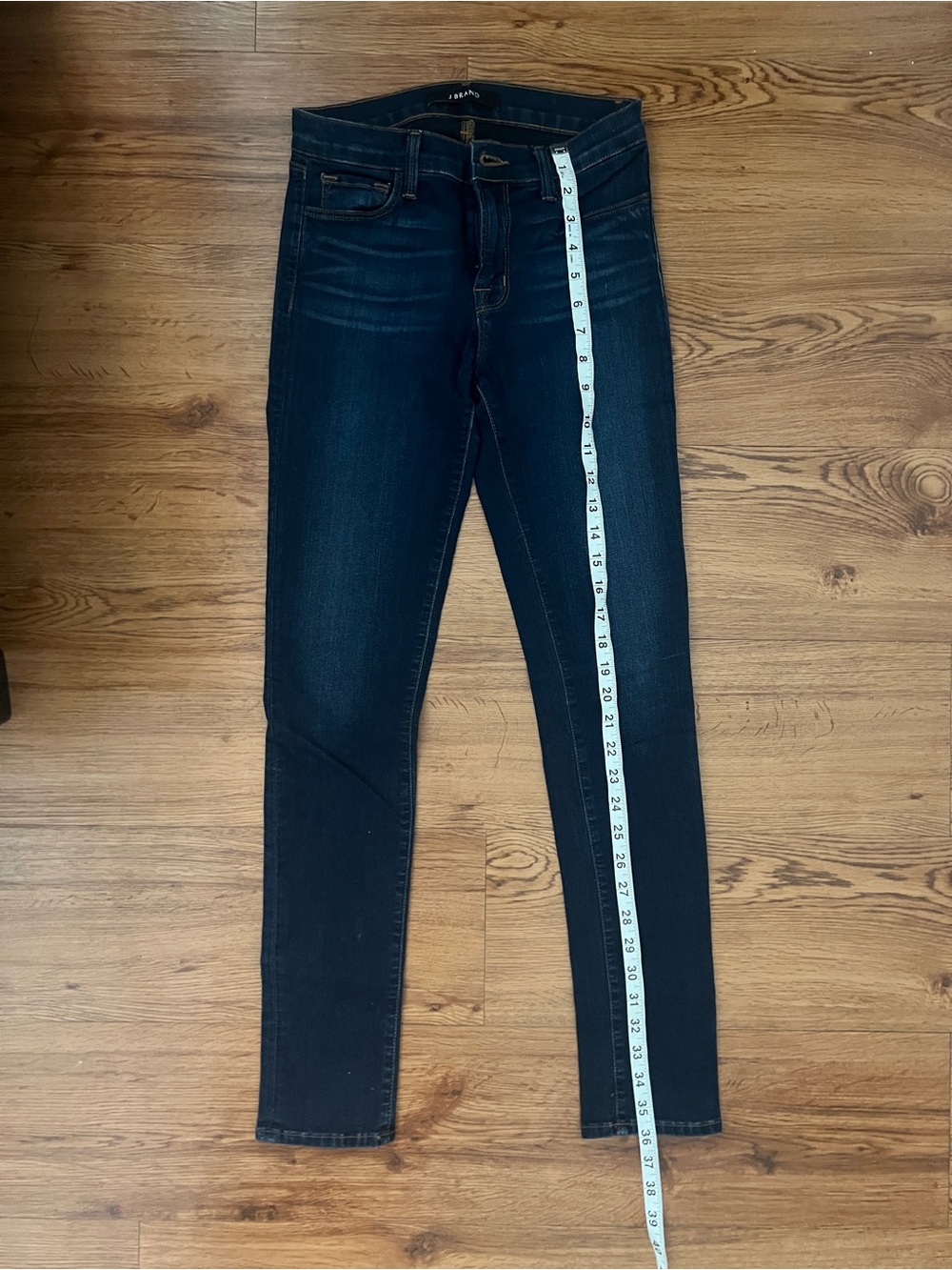 J Brand Dark Indigo Skinny Umber Jeans Size 26 - Picture 7 of 12